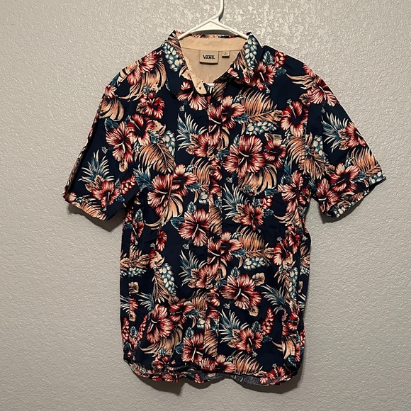 Vans Hawaiian Button Down Shirt - Picture 1 of 6